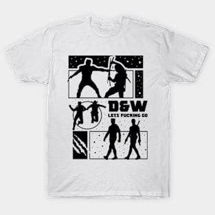 Comic Styled Art on D&W T-Shirt